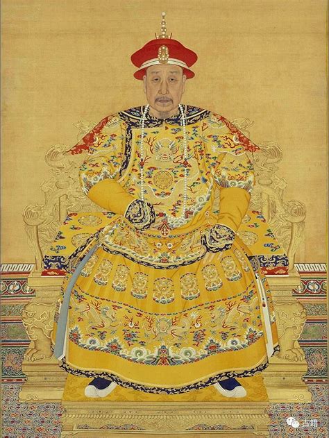 清朝皇帝画像 床 頭 背景 牆